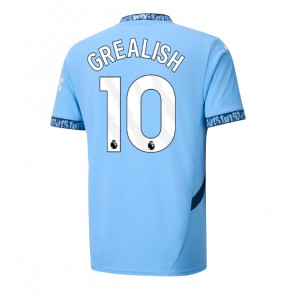 Manchester City Jack Grealish #10 Domácí Dres 2024-25 Krátký Rukáv